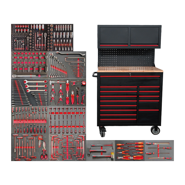 PHIXWELL Multifunctionalis 14 conportans Tool Workstation cum scrinio pendente