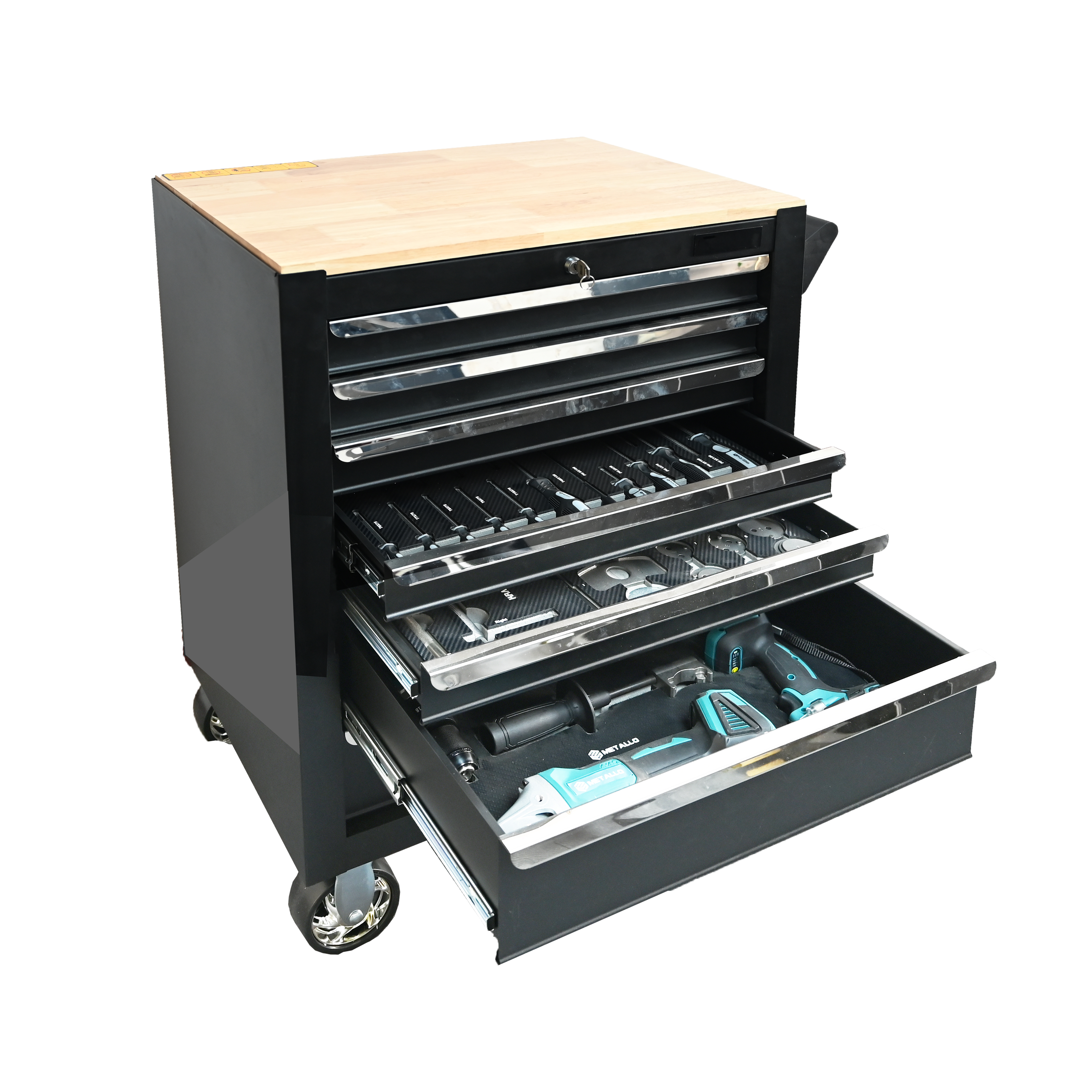 PHIXWELL 7 conportantes scrinium cum ligneo countertop