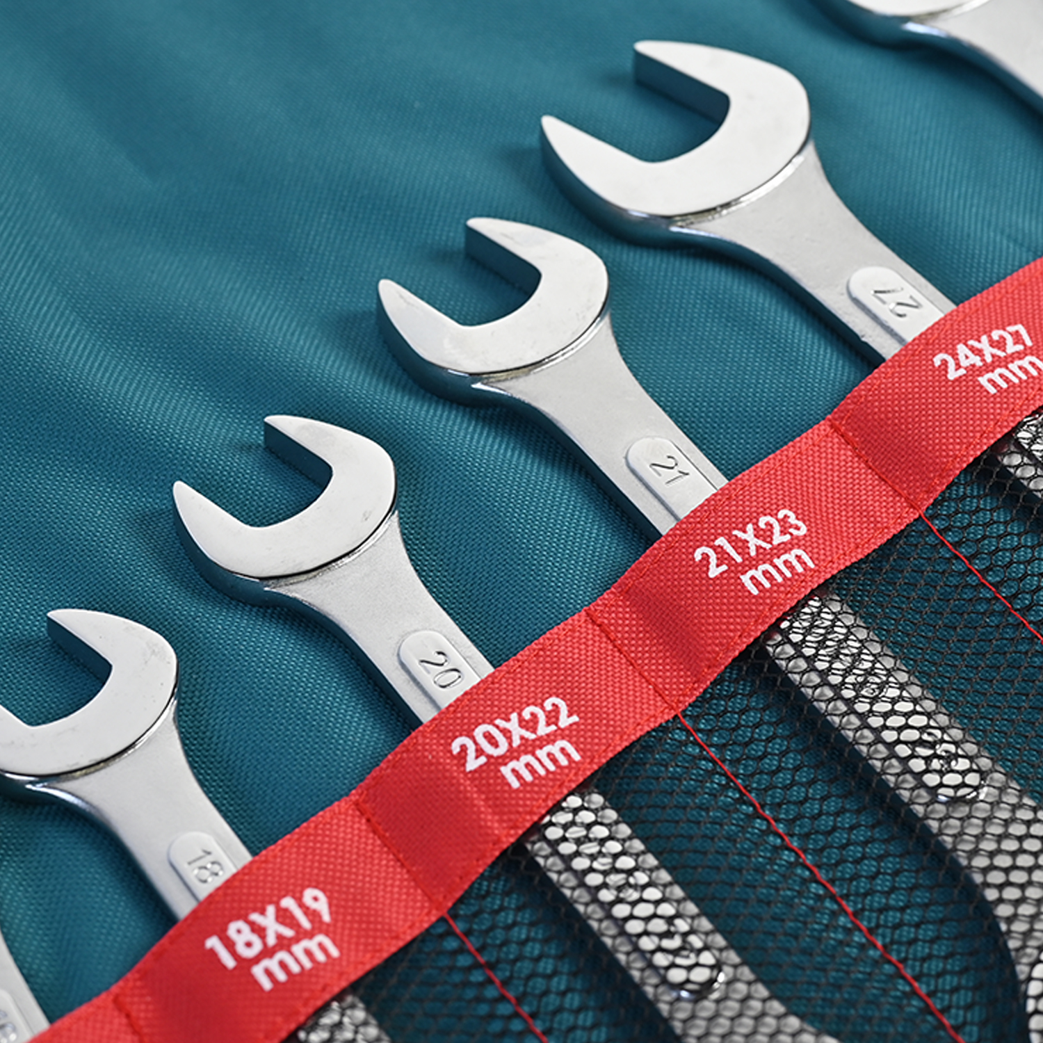 PHIXWELL 12 PCS Duplex Ribbed Wrench Set