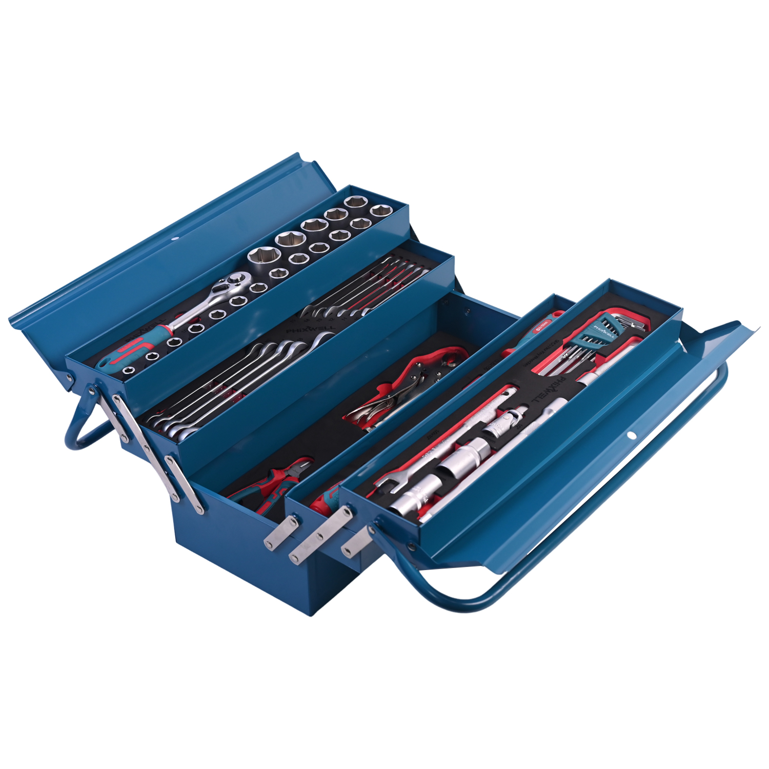PHIXWELL 56 PCs familiares capsulae ferreae manu instrumenti set